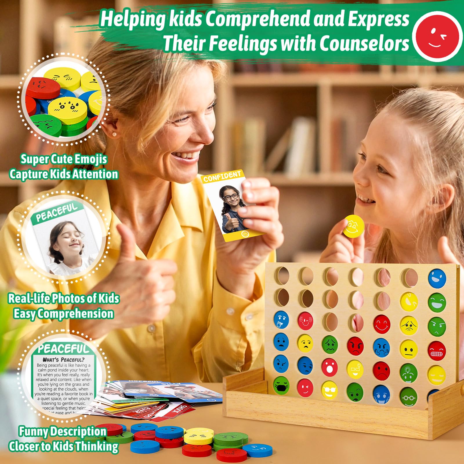 Garybank Feelings Connect play therapy cards support kid-based therapy sessions.