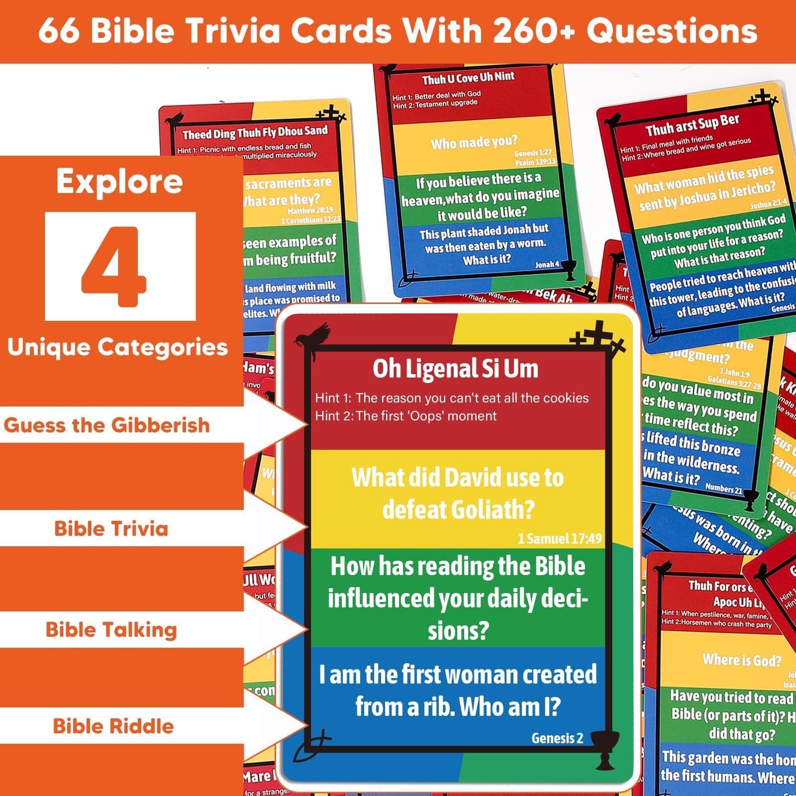 Garybank Faith Tower scripture blocks show verses guiding kids.