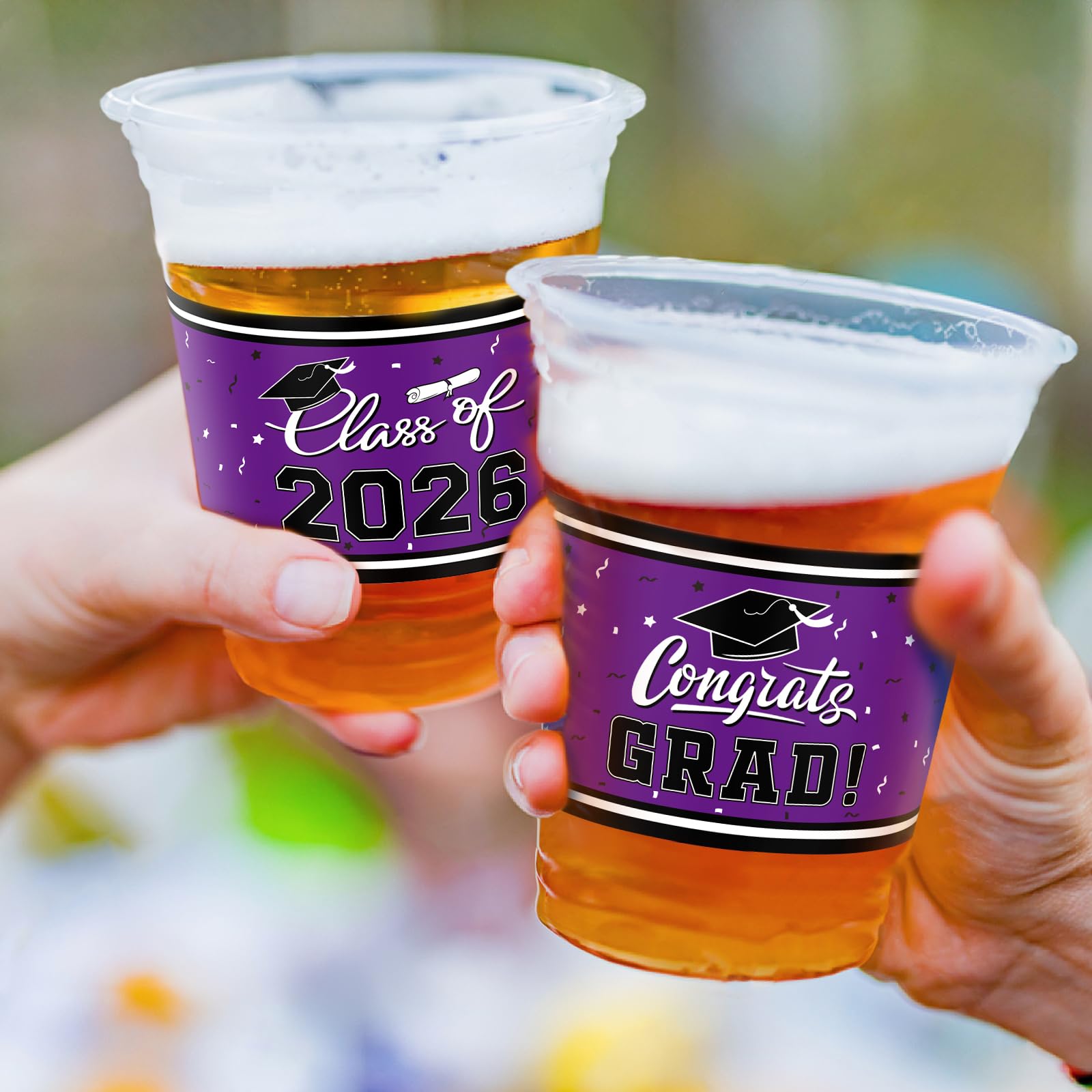 Gatherfun durable 16oz plastic cups suitable for cocktails and beverages