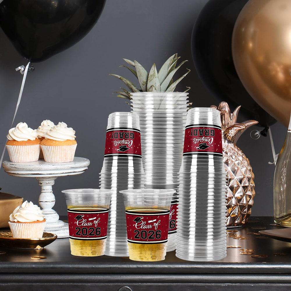 Gatherfun durable 16oz plastic cups for party use.