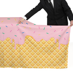 Gatherfun 54 x 108 inch tablecloth fits large gatherings.