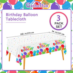 Gatherfun 54x108-inch tablecloth covering a rectangular table