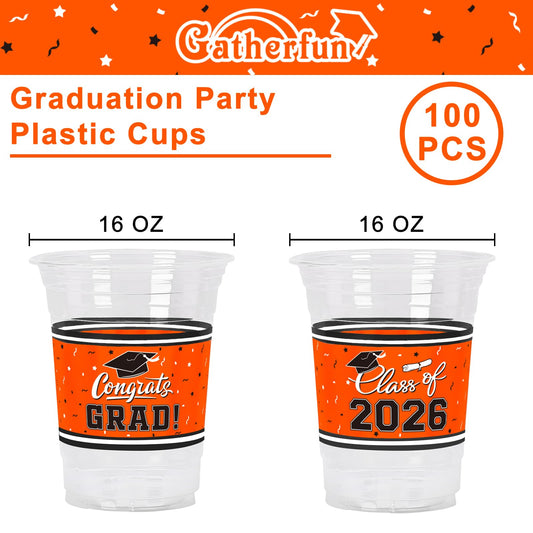 Gatherfun Class of 2026 cups showcase congrats grad design for festive celebrations.