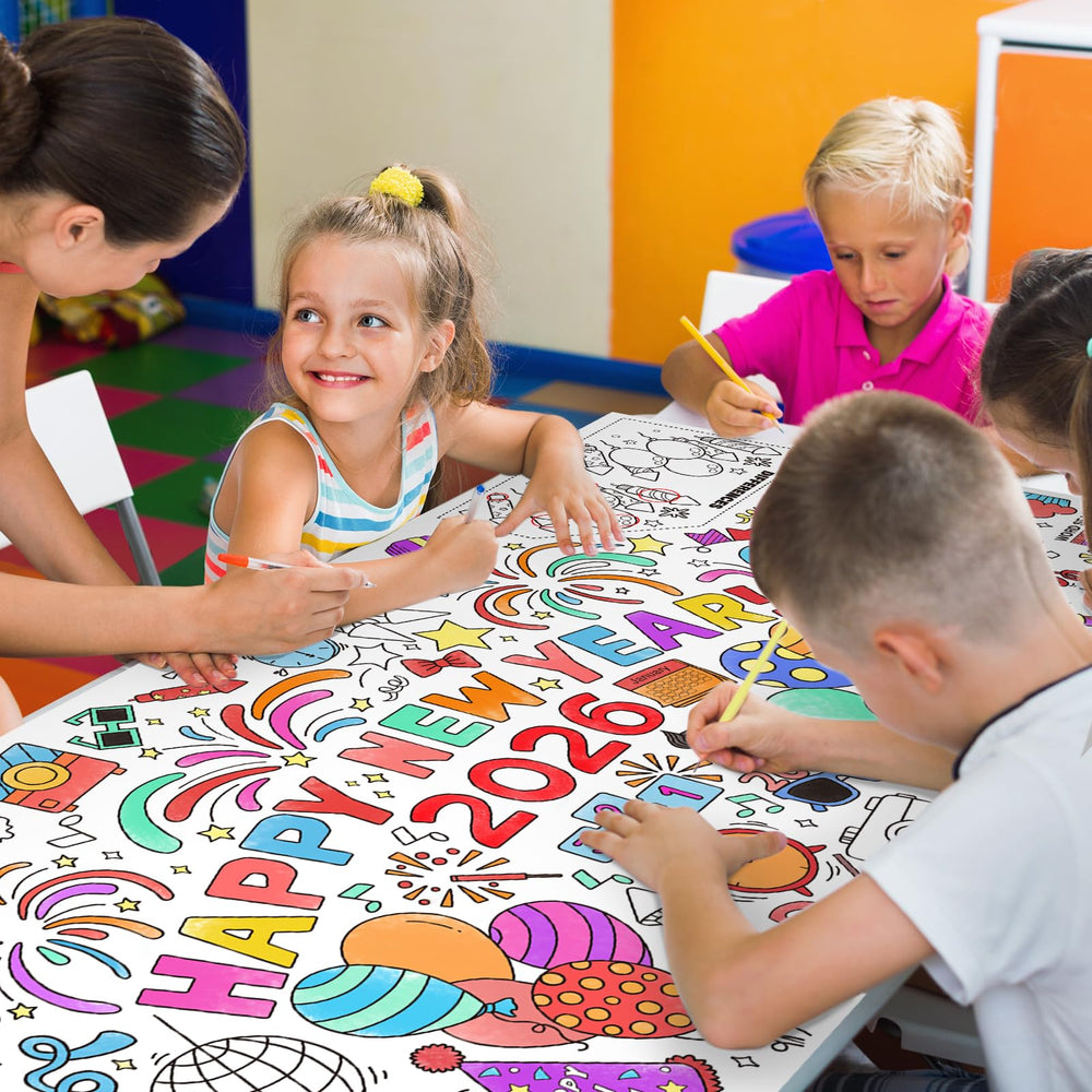 Gatherfun poster includes word-find and maze games to boost creativity