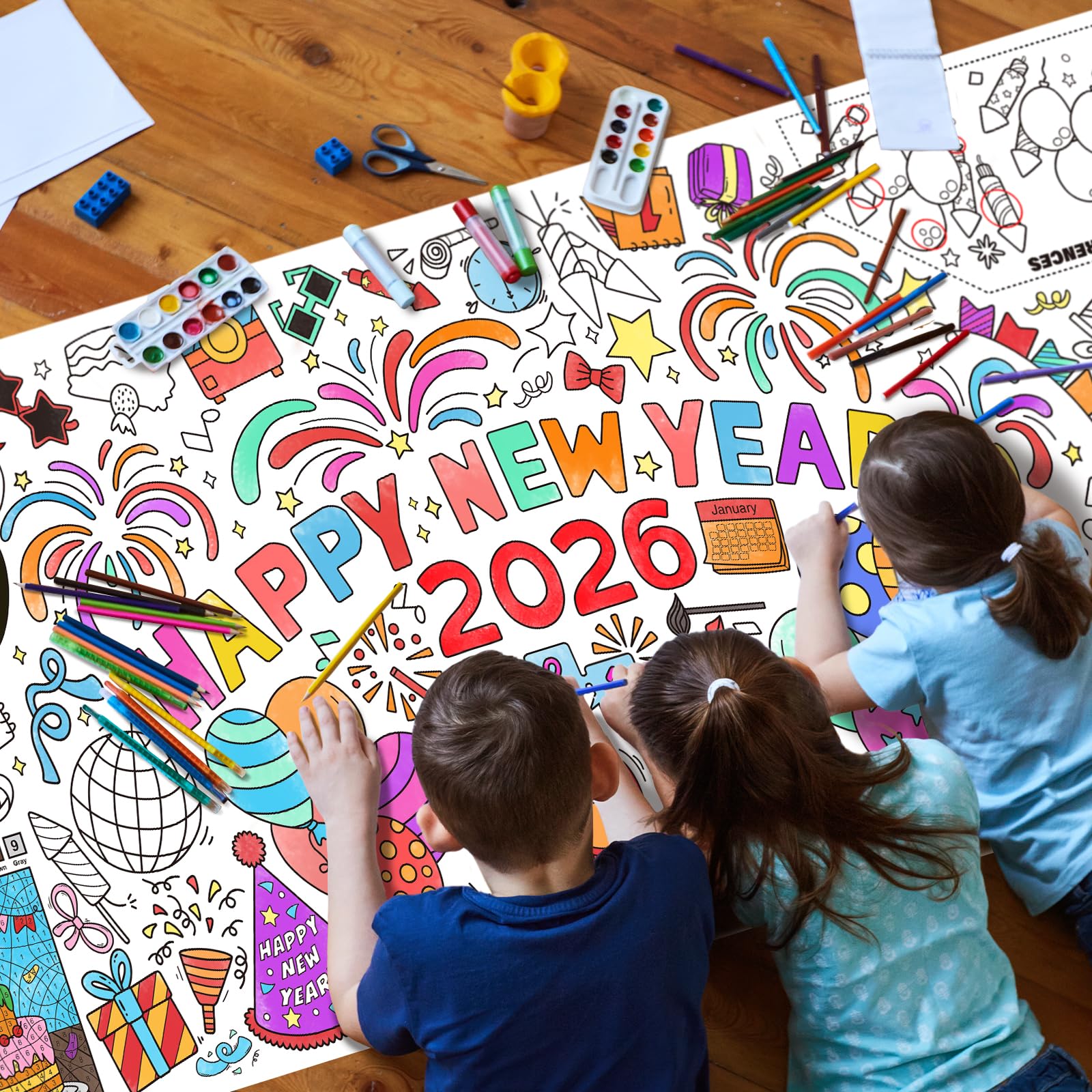 Gatherfun poster rolls up for storage and easy cleanup after events