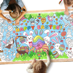 Gatherfun Easter activity poster—315x72 inches—large coloring canvas for kids