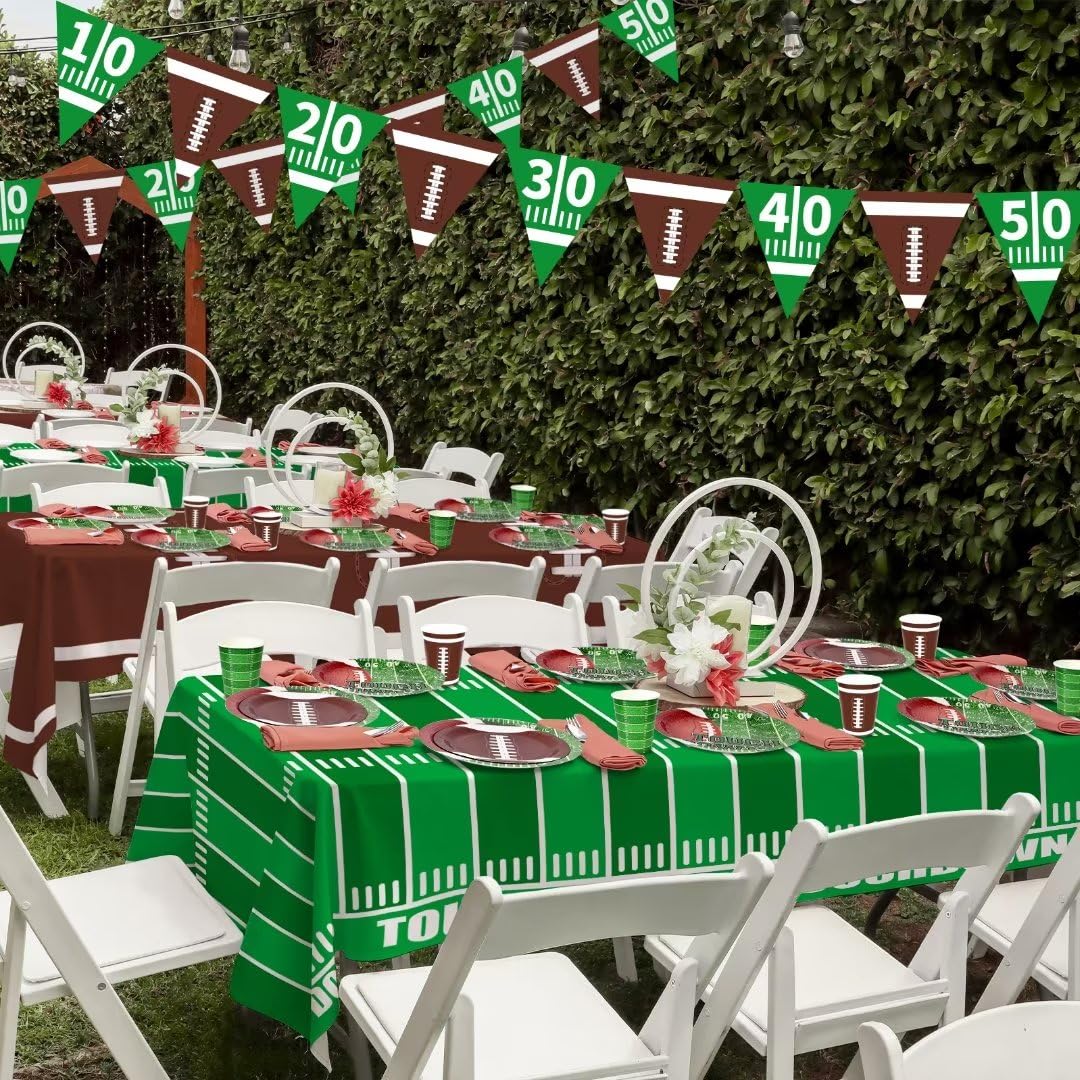 Gatherfun football cups 24-pack, convenient disposable drinkware