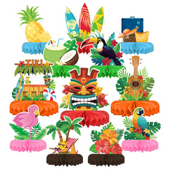 Gatherfun Hawaiian Luau coconut centerpiece adds tropical charm to any table