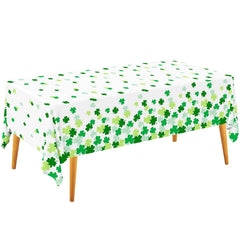 Gatherfun Lucky Shamrock tablecloth 54x108 inches adds festive charm while protecting surfaces