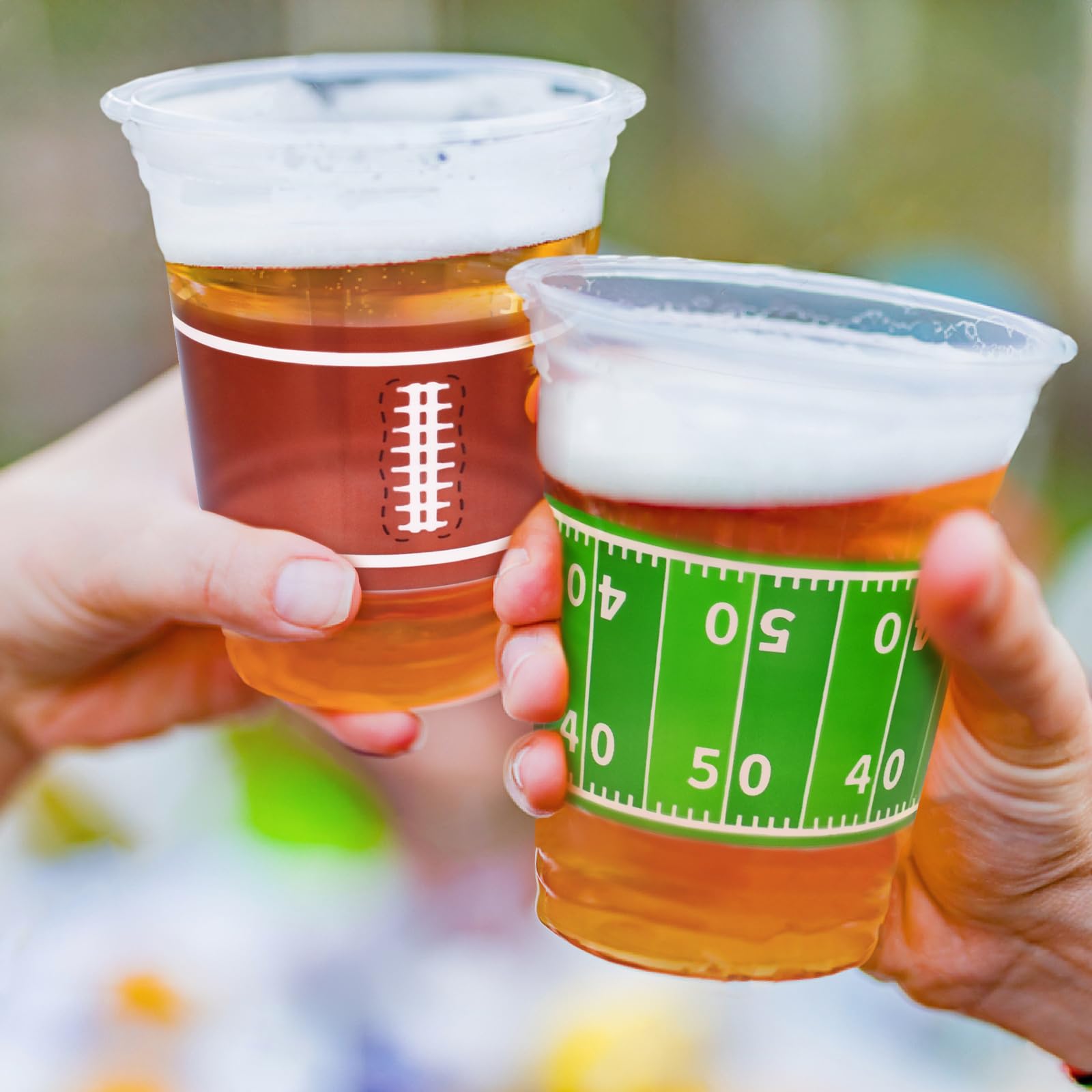 Gatherfun outdoor barbecue cups with sporty 16oz capacity