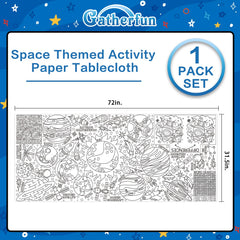 Gatherfun outer-space figures with differences and maze inspire playful problem solving.