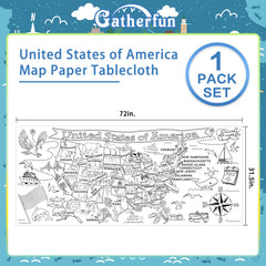 Gatherfun premium white kraft coloring poster stays durable for smear-free art sessions