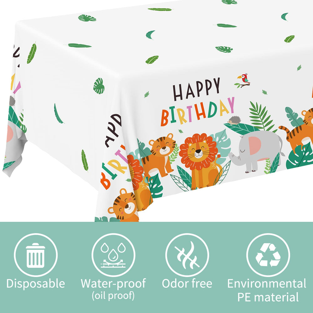 Gatherfun safari party scene promotes cohesive jungle decor and hassle-free hosting.