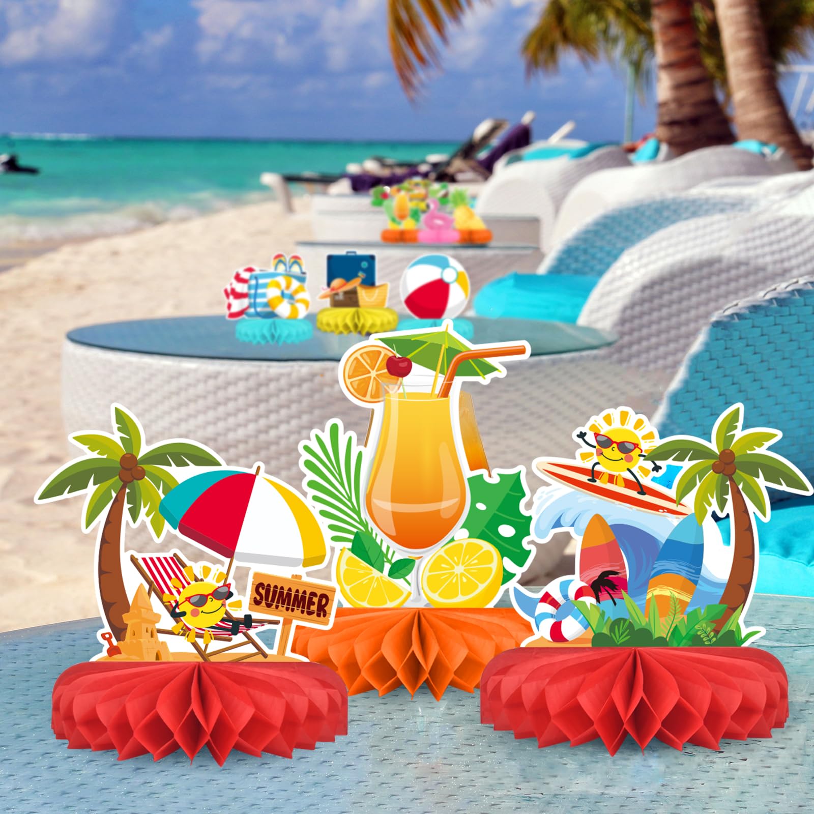 Gatherfun Summer celebration collection enhances your beach or poolside vibe
