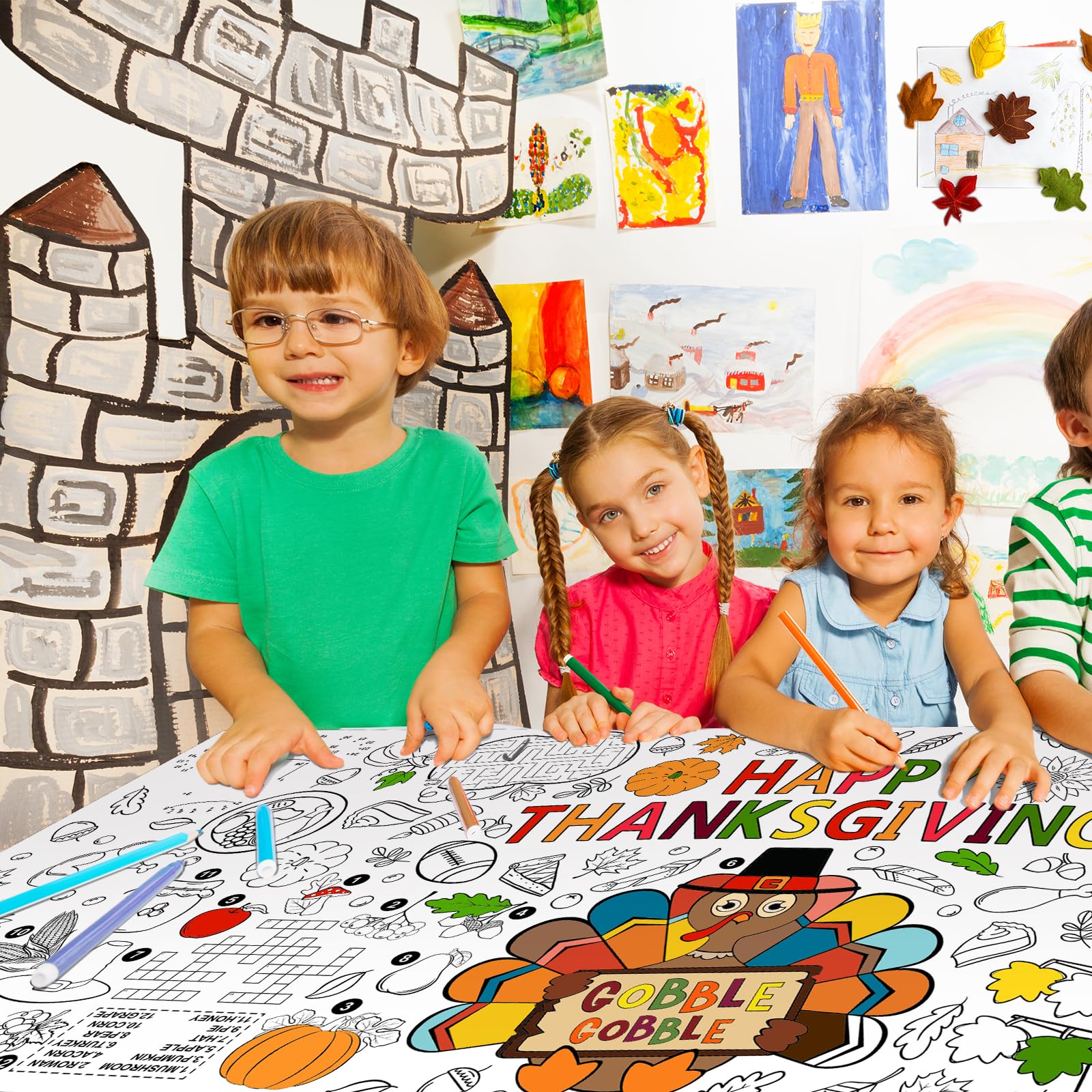 Gatherfun poster rolls up easily for storage after the event.