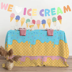 Gatherfun thick PE tablecloth protects surfaces and prevents leaks.