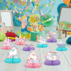 Gatherfun unicorn confetti toppers accent treats and favors