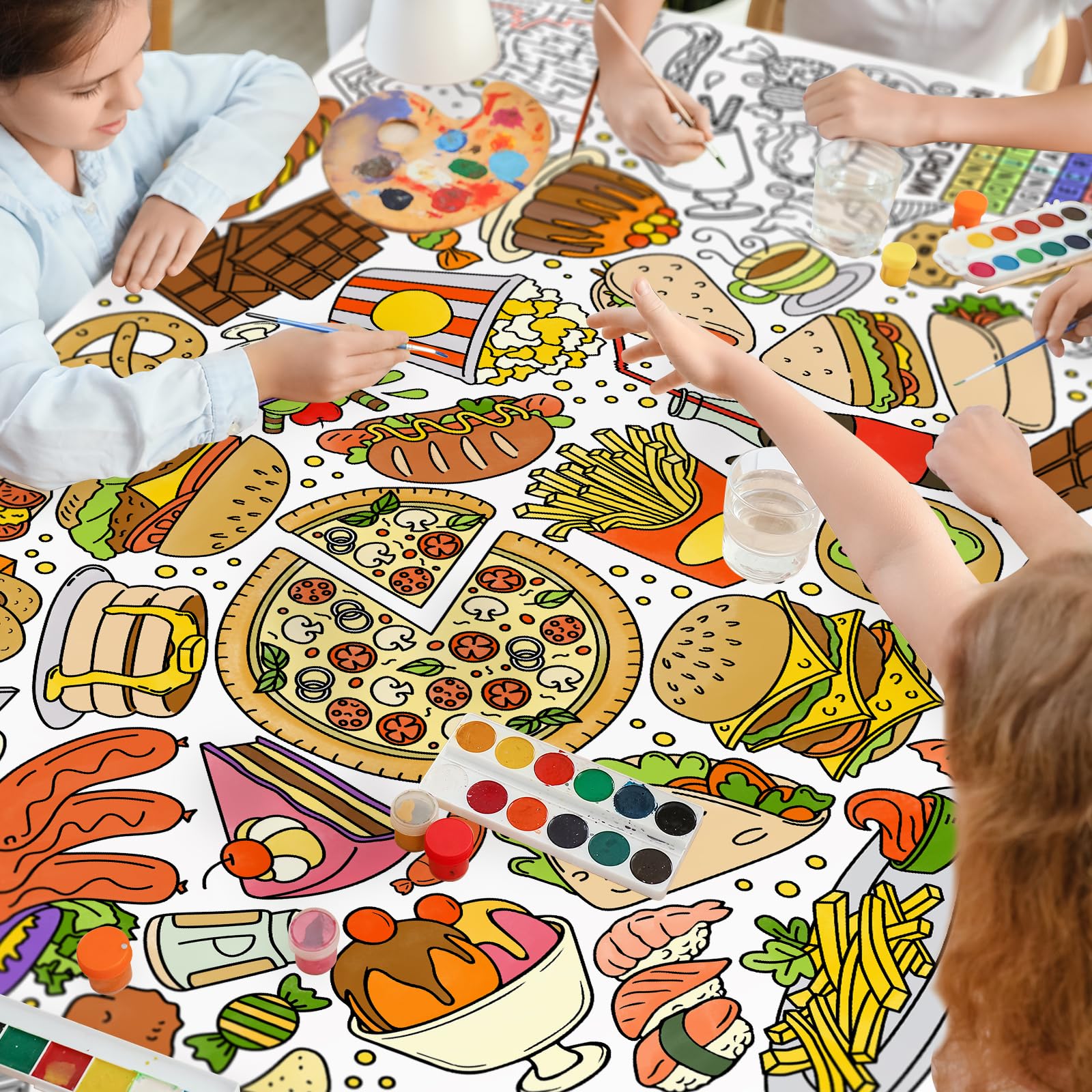 Gatherfun wall decor or table cover enhances celebrations with color.