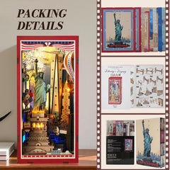 GATTLELIC Liberty's Legacy skyline scene creates a refined focal point on a shelf.