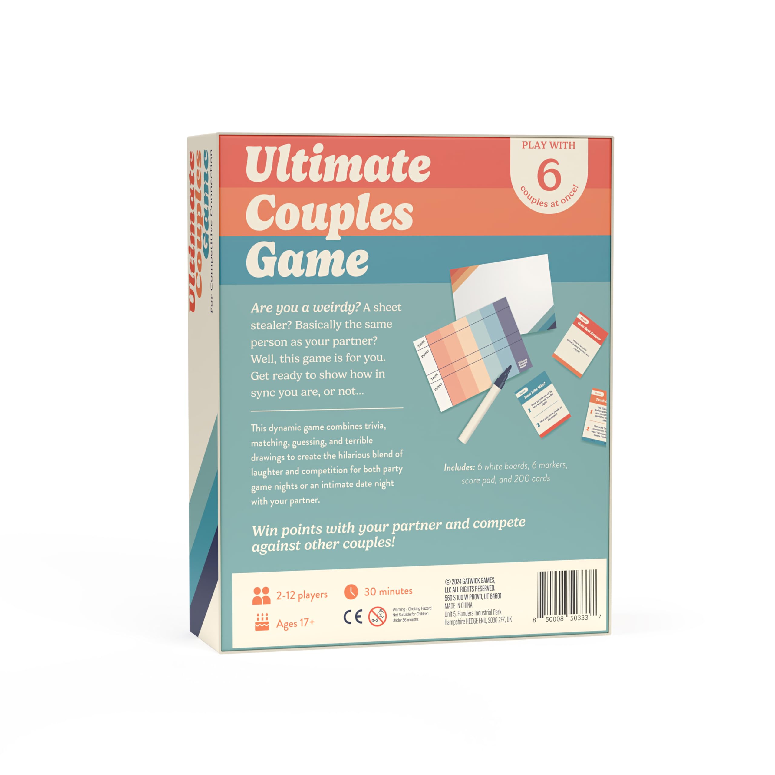 Gatwick Games Ultimate Couples Game wedding gift idea for couples