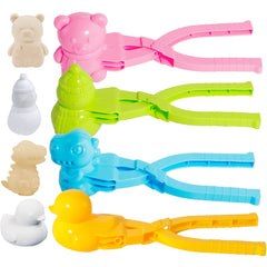 Gawertoy duck-shaped snowball maker clip for fast, consistent snowballs