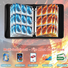 Gbchais 50 double-sided sleeves provide clear card visibility and easy organization.