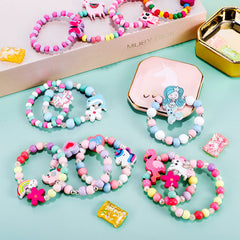 GC owl pendant bracelet captures cute style for school and play.