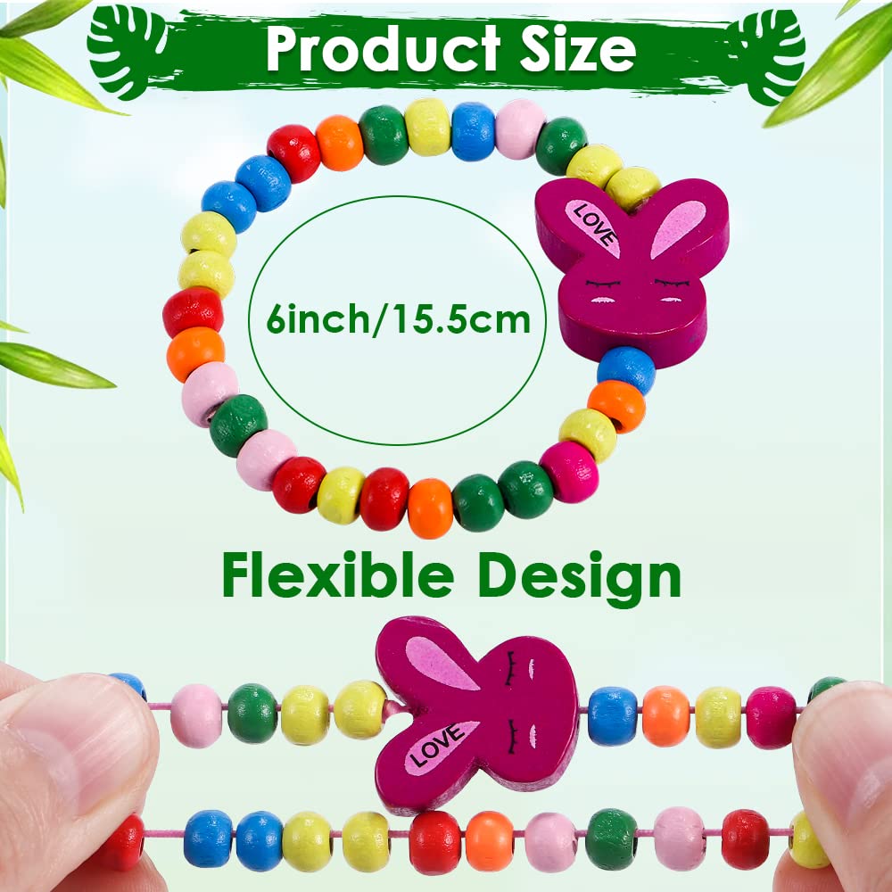 GC rabbit pendant bracelet pairs with outfits for pretend play.