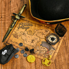 G.C pirate compass prop enhances storytelling during play