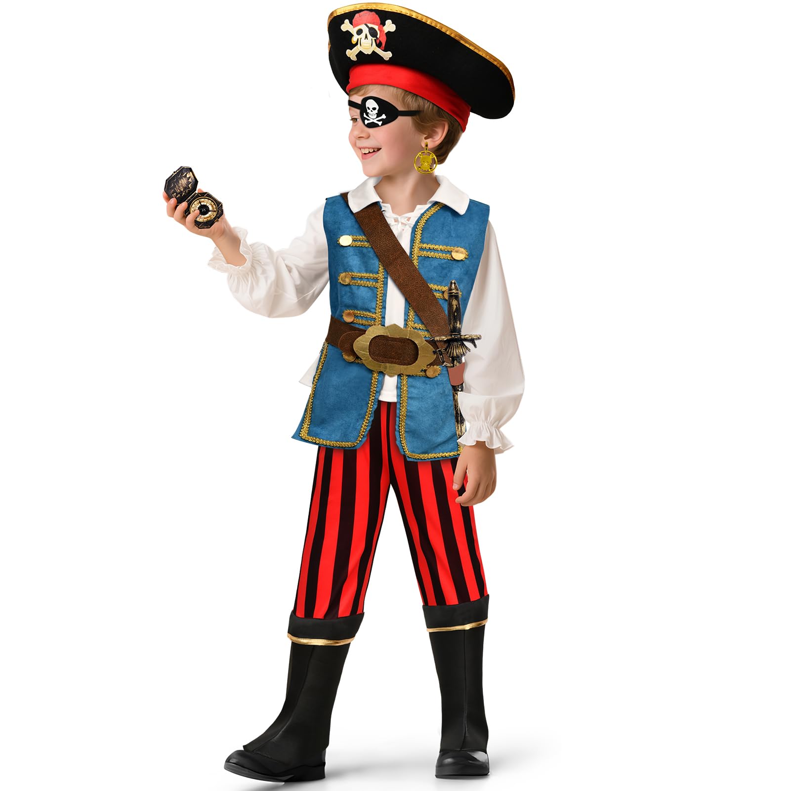 G.C pirate costume pants provide comfortable fit for active pretend play