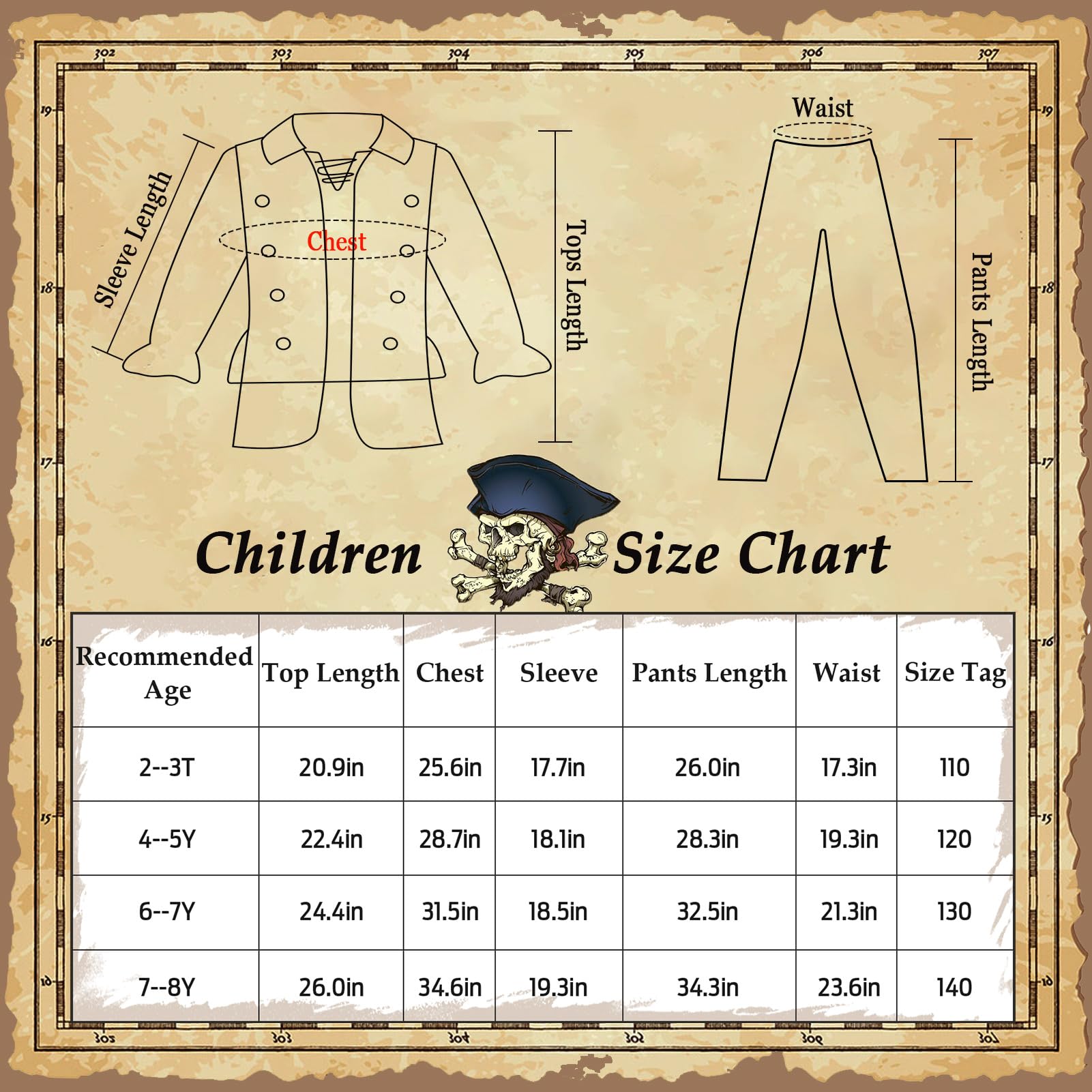 G.C pirate jewelry and accessories finish outfits with playful sparkle