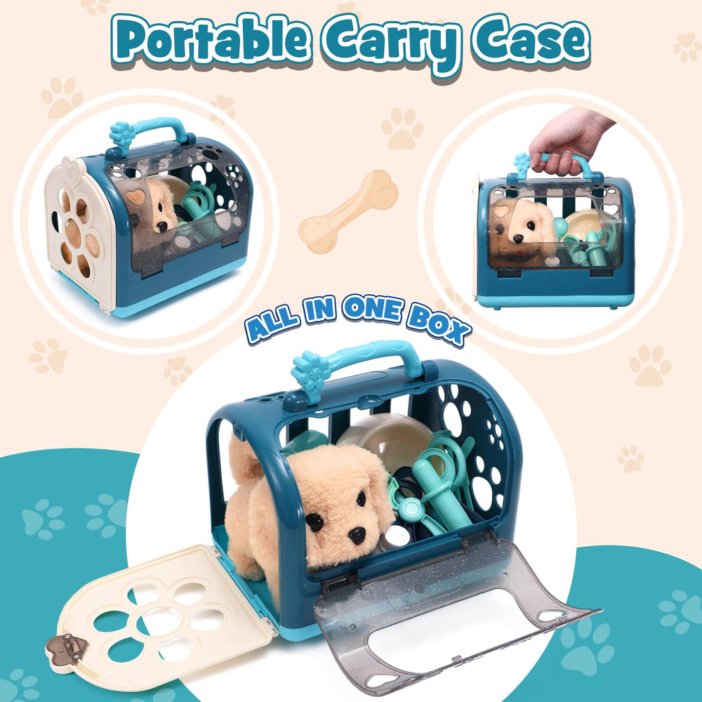 G.C 22Pcs Dog Vet Kit: battery-powered features add realistic interaction