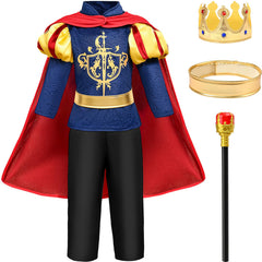G.C Boys Prince Charming costume with cape for imaginative royal play and pretend adventures