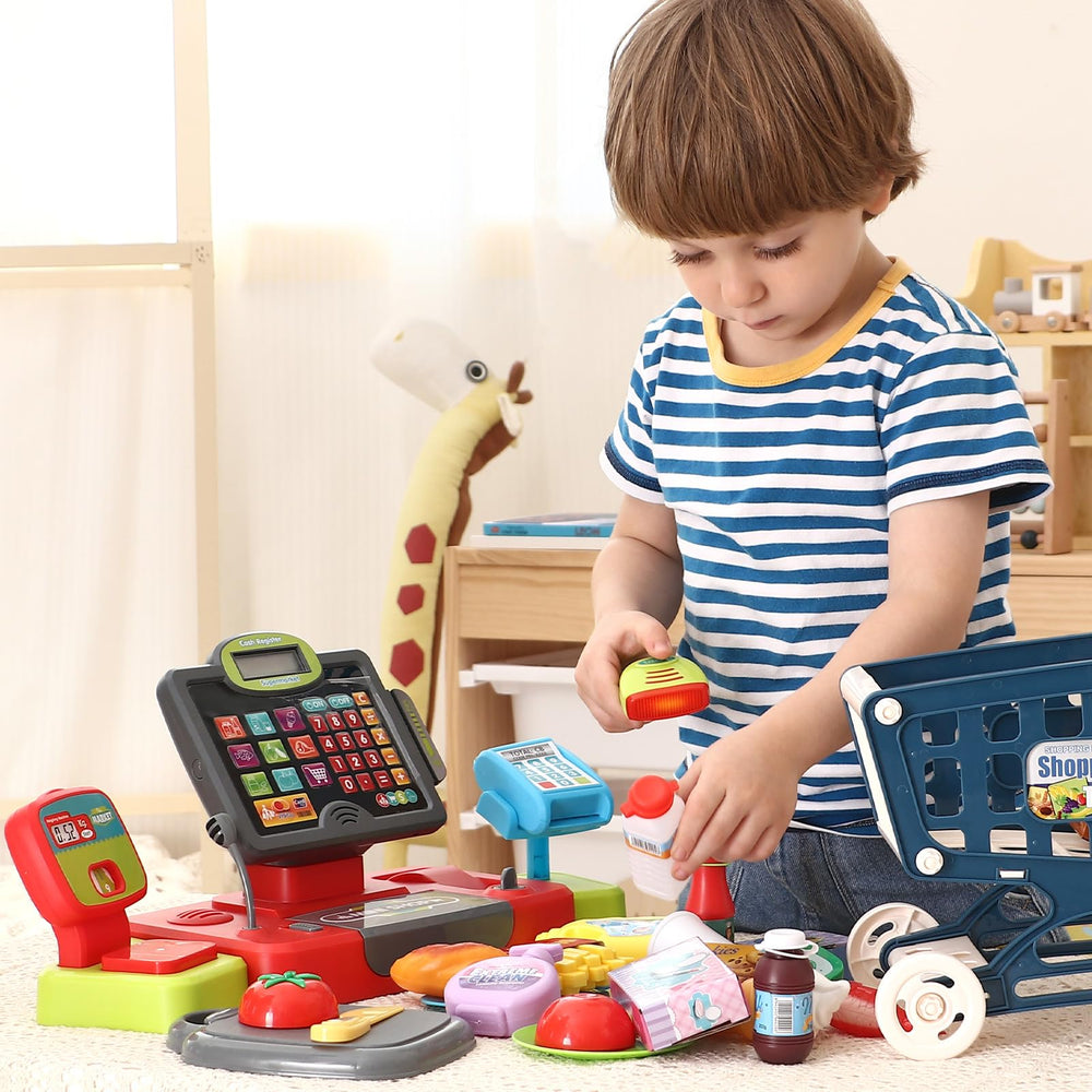 G.C pretend money set helps kids learn counting and basic budgeting during play.