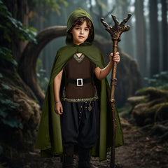 G.C. Kids Renaissance costume set assembled to show complete look.