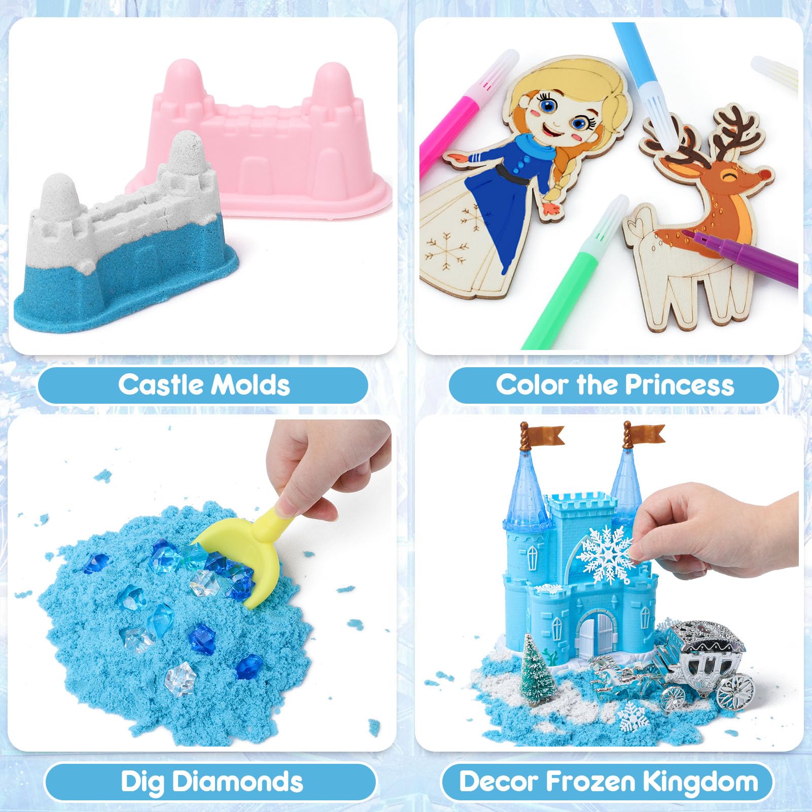 G.C Sensory Bin 2-lb sand for easy reshaping and reuse