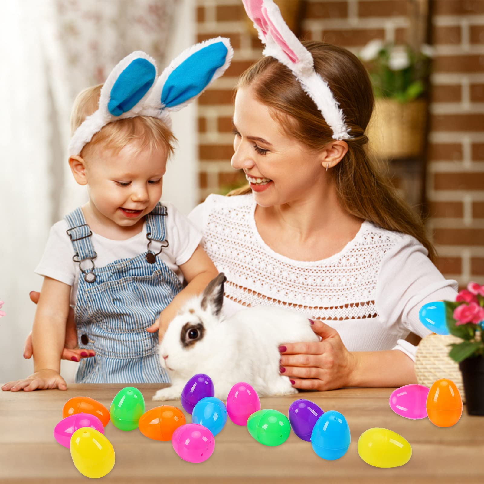 GCNBCNB Bright Easter eggs for classroom decorations and basket fillers