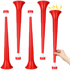 GCQJOQ stadium horn 21-inch red for loud cheering at sports events.