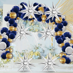 GCTWFYK 12-point cone balloons detail adds elegant metallic shine to any party