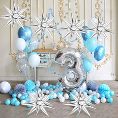 GCTWFYK sturdy reusable foil balloons provide long-lasting decorative flexibility