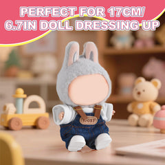 GDLSYLGHY easy-dressing design lets kids and collectors swap outfits quickly