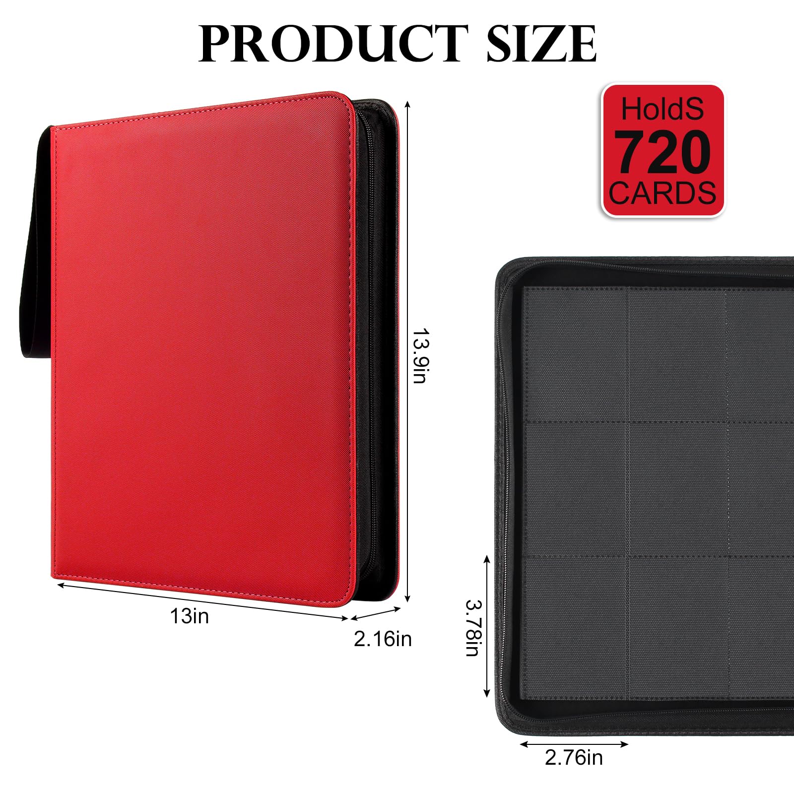 GEAoffice binder compact size fits MTG and Yu-Gi-Oh cards.