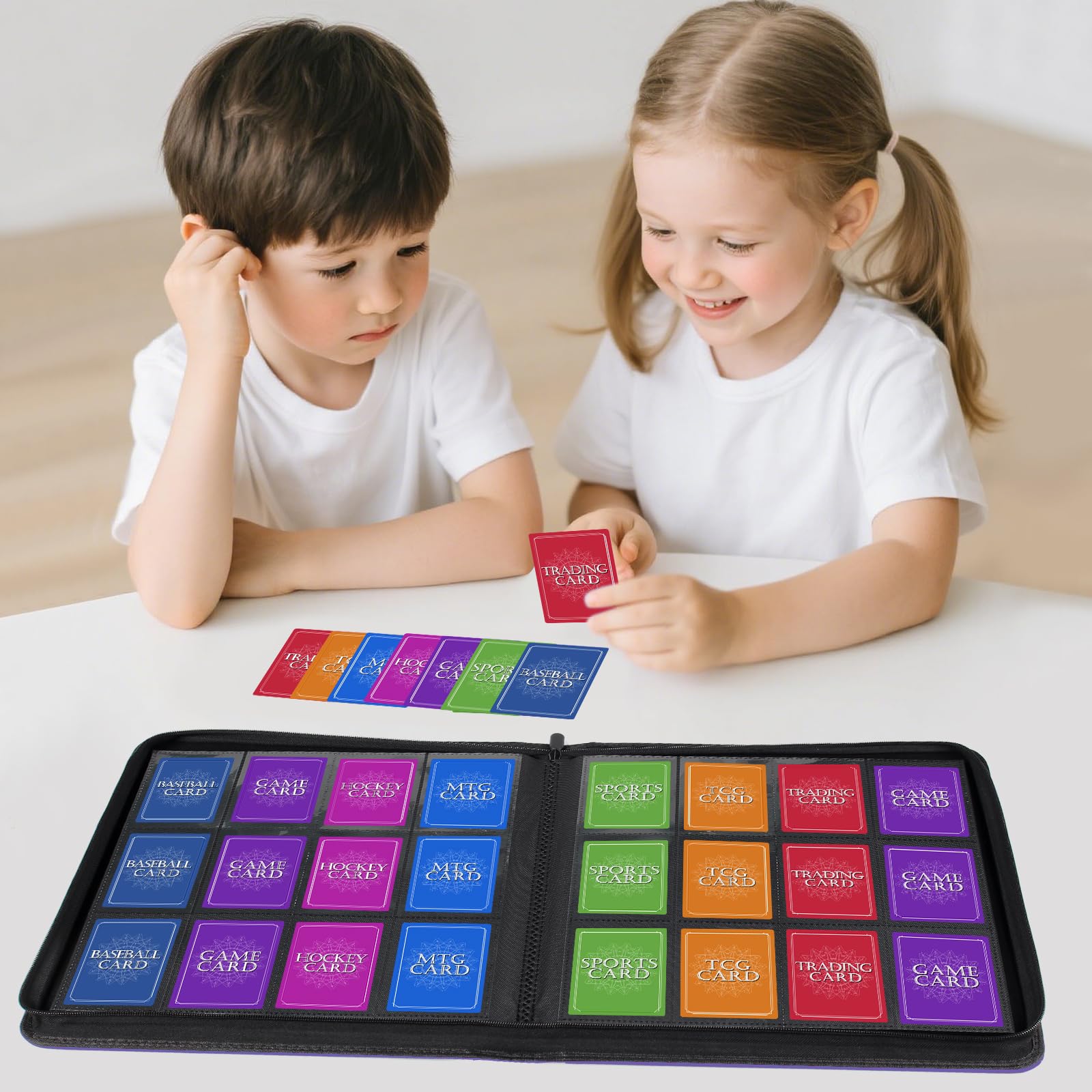 GEAoffice card display pages showcase a tidy, organized collection.