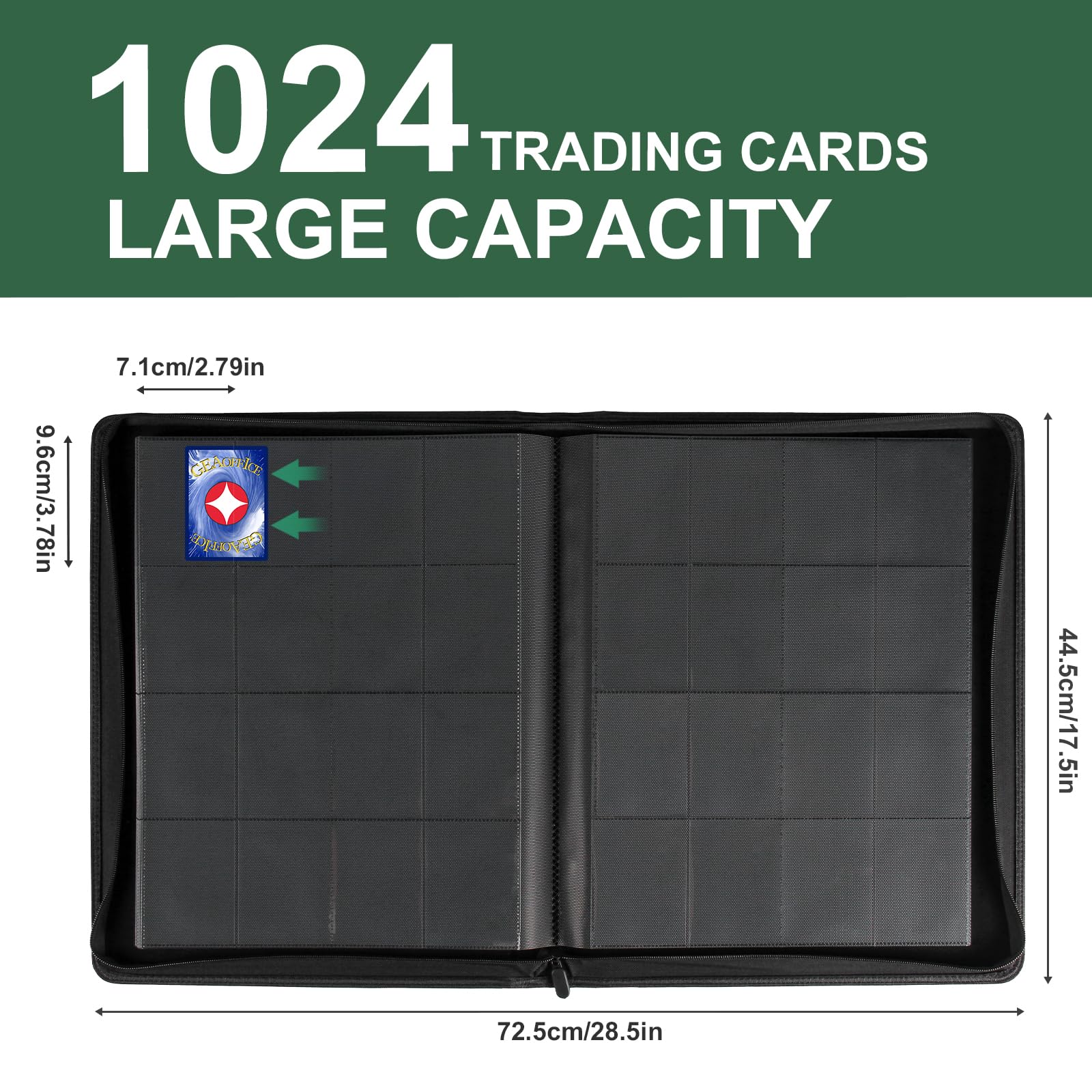 GEAoffice side-loading design eases card insertion and reduces edge wear.