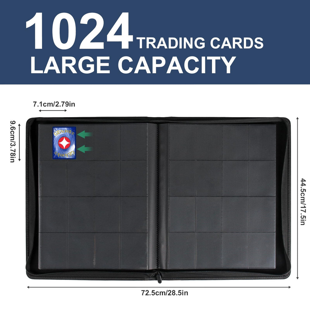 GEAoffice binder side-loading pockets for easy insertion and reduced spills