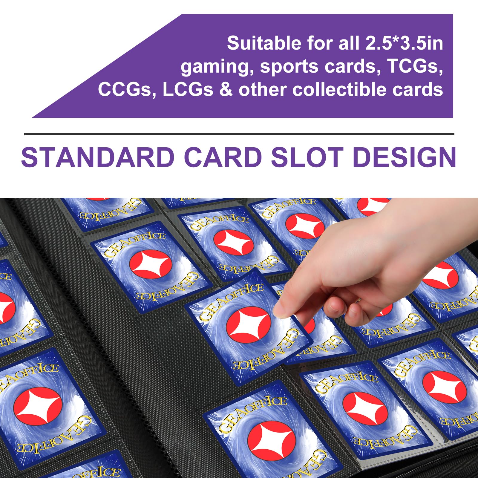 GEAoffice archival-safe sleeves keep MTG and sports cards safe