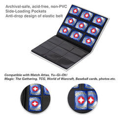 GEAoffice card binder 360-card capacity supports growing card collections.