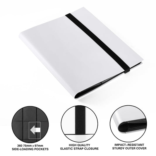 GEAoffice card binder side-loading pockets securely hold cards during transport.