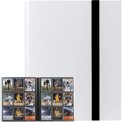 GEAoffice card binder white front cover for organized card storage.