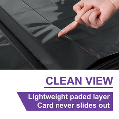GEAoffice padded exterior and zipper closure protect cards during travel